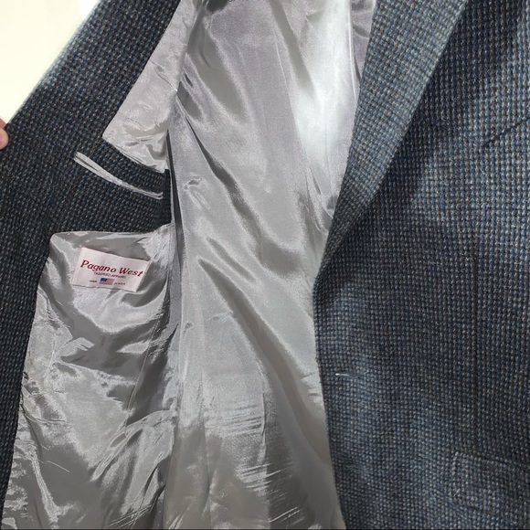 Vintage Tweed Wool Western Elbow Patch Coat - Picture 2 of 8